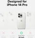 Ringke Silicone Apple iPhone 14 Pro Hoesje Back Cover Zwart afbeelding 11