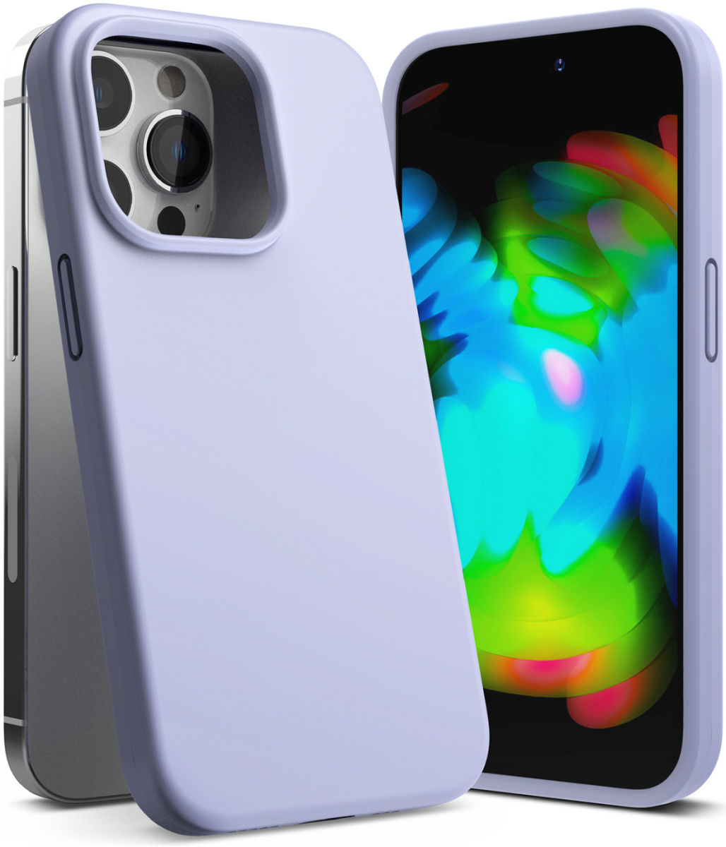 Ringke Silicone Apple iPhone 14 Pro Hoesje Back Cover Paars afbeelding 2