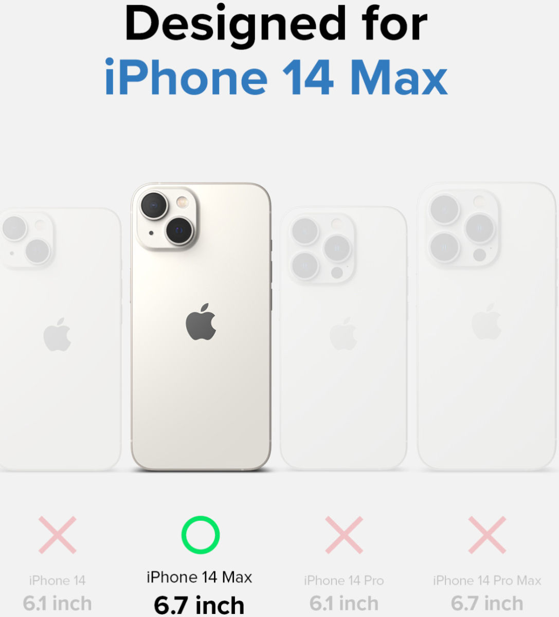 Ringke Fusion Apple iPhone 14 Plus Hoesje Back Cover Transparant afbeelding 10