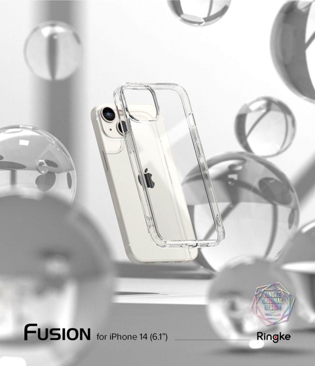 Ringke Fusion Apple iPhone 14 Hoesje Back Cover Transparant afbeelding 11