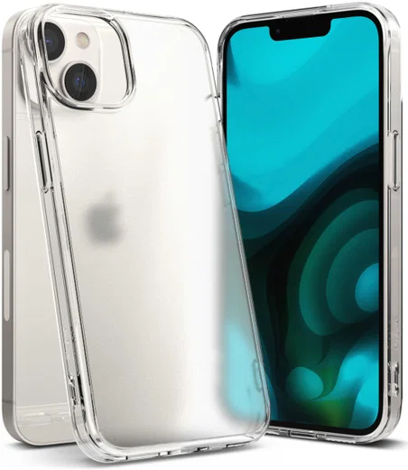 Ringke Fusion Apple iPhone 14 Hoesje Back Cover Matte Transparant afbeelding 2