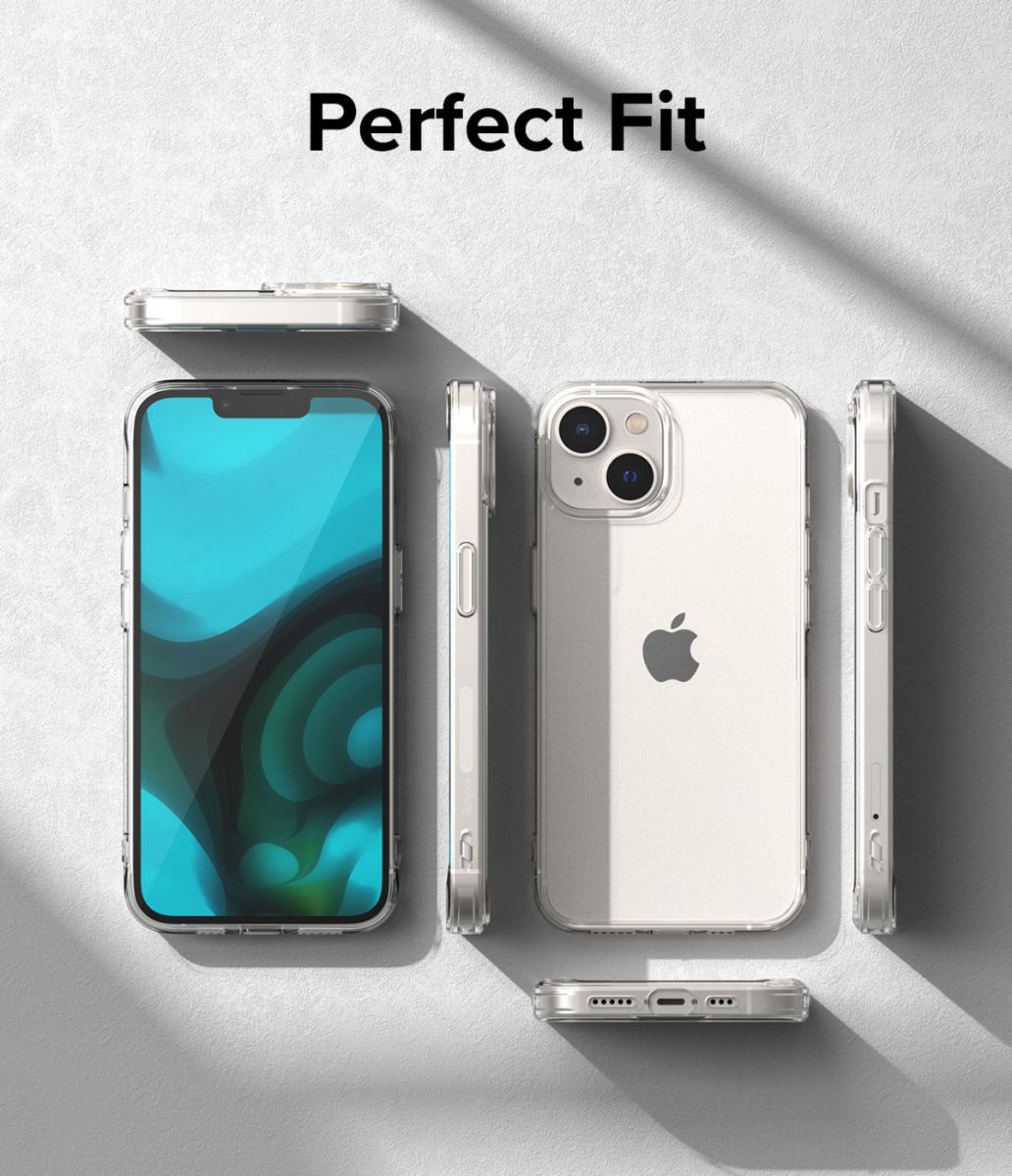 Ringke Fusion Apple iPhone 14 Hoesje Back Cover Matte Transparant afbeelding 8