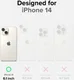 Ringke Fusion X Apple iPhone 14 Hoesje Back Cover Camo Zwart afbeelding 11