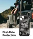 Ringke Fusion X Apple iPhone 14 Hoesje Back Cover Camo Zwart afbeelding 7