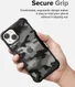 Ringke Fusion X Apple iPhone 14 Hoesje Back Cover Camo Zwart afbeelding 9