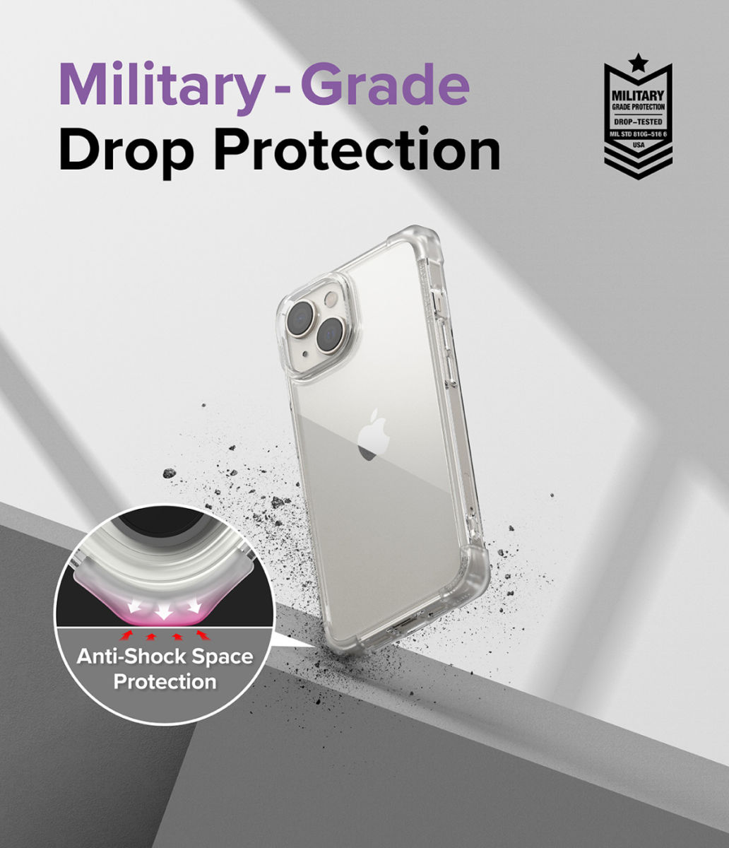Ringke Fusion Bumper Apple iPhone 14 Hoesje Back Cover Transparant afbeelding 5