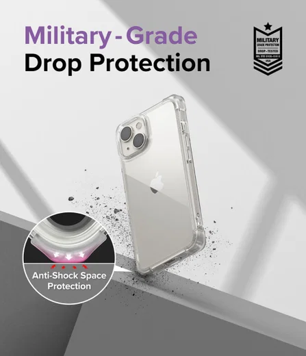 Ringke Fusion Bumper Apple iPhone 14 Hoesje Back Cover Transparant afbeelding 5