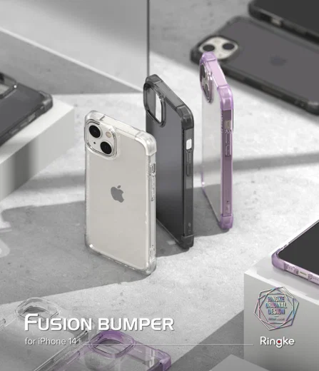 Ringke Fusion Bumper Apple iPhone 14 Hoesje Back Cover Transparant afbeelding 10