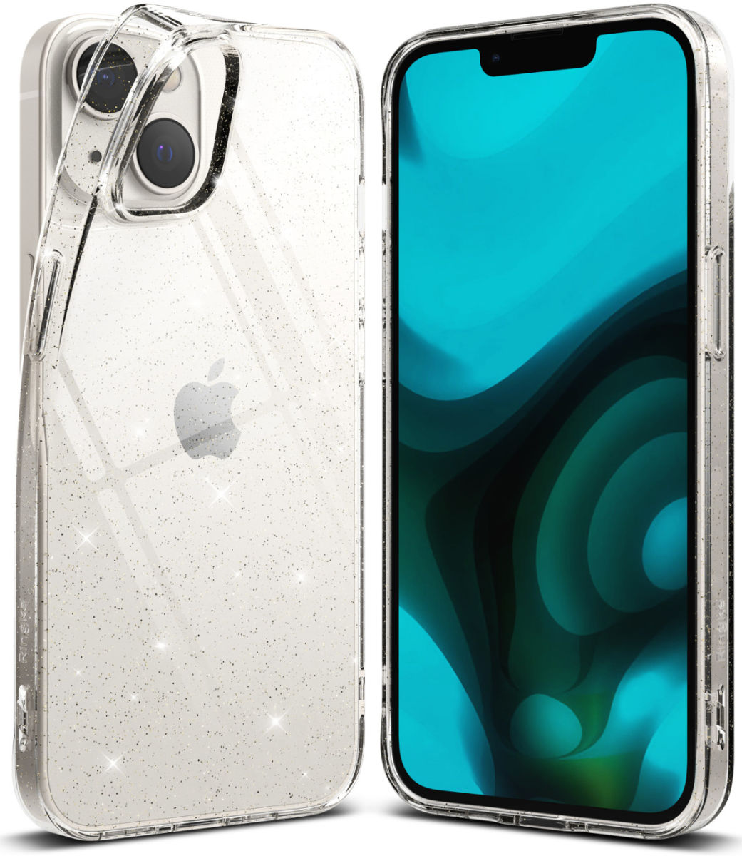 Ringke Air Apple iPhone 14 Hoesje Flexibel TPU Back Cover Glitter afbeelding 1