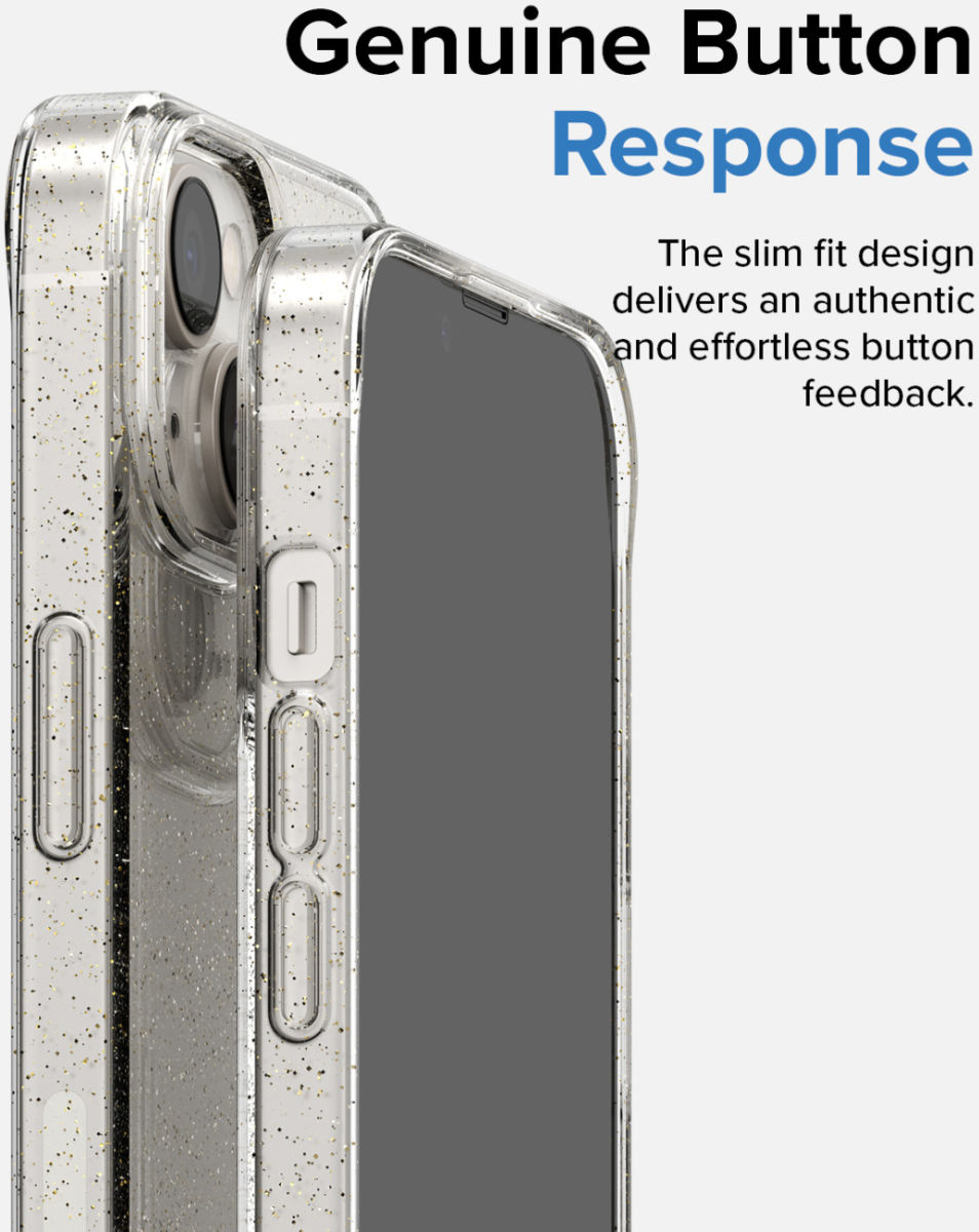 Ringke Air Apple iPhone 14 Hoesje Flexibel TPU Back Cover Glitter afbeelding 7
