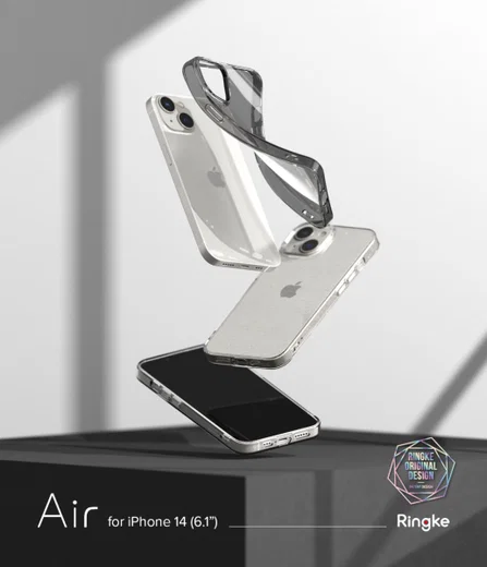 Ringke Air Apple iPhone 14 Hoesje Flexibel TPU Back Cover Glitter afbeelding 10