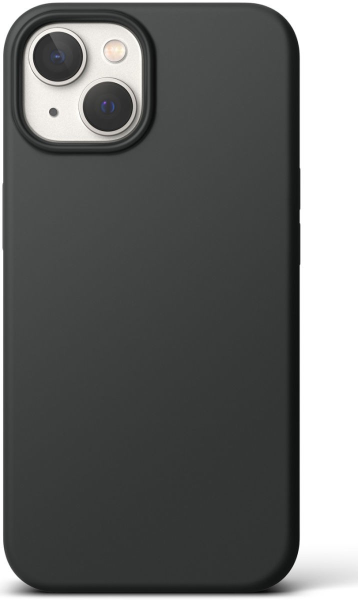 Ringke Silicone Apple iPhone 14 Hoesje Back Cover Zwart afbeelding 4