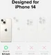 Ringke Silicone Apple iPhone 14 Hoesje Back Cover Beige afbeelding 12