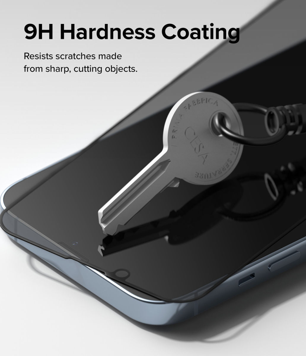 Ringke Apple iPhone 14 Screen Protector Privacy Tempered Glass 9H afbeelding 11