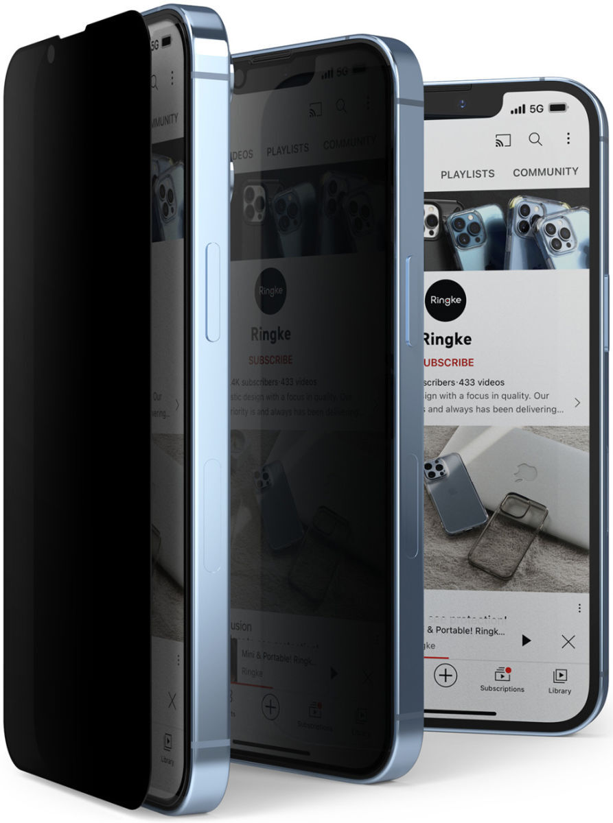 Ringke Apple iPhone 14 Screen Protector Privacy Tempered Glass 9H afbeelding 2