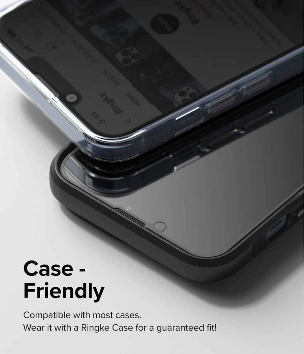 Ringke Apple iPhone 14 Screen Protector Privacy Tempered Glass 9H afbeelding 9