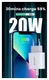 UGREEN Snellader 20W PD + USB-C naar Lightning Kabel MFi 3A 1M Zwart afbeelding 3