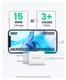 UGREEN Snellader 20W PD + USB-C naar Lightning Kabel MFi 3A 1M Zwart afbeelding 5