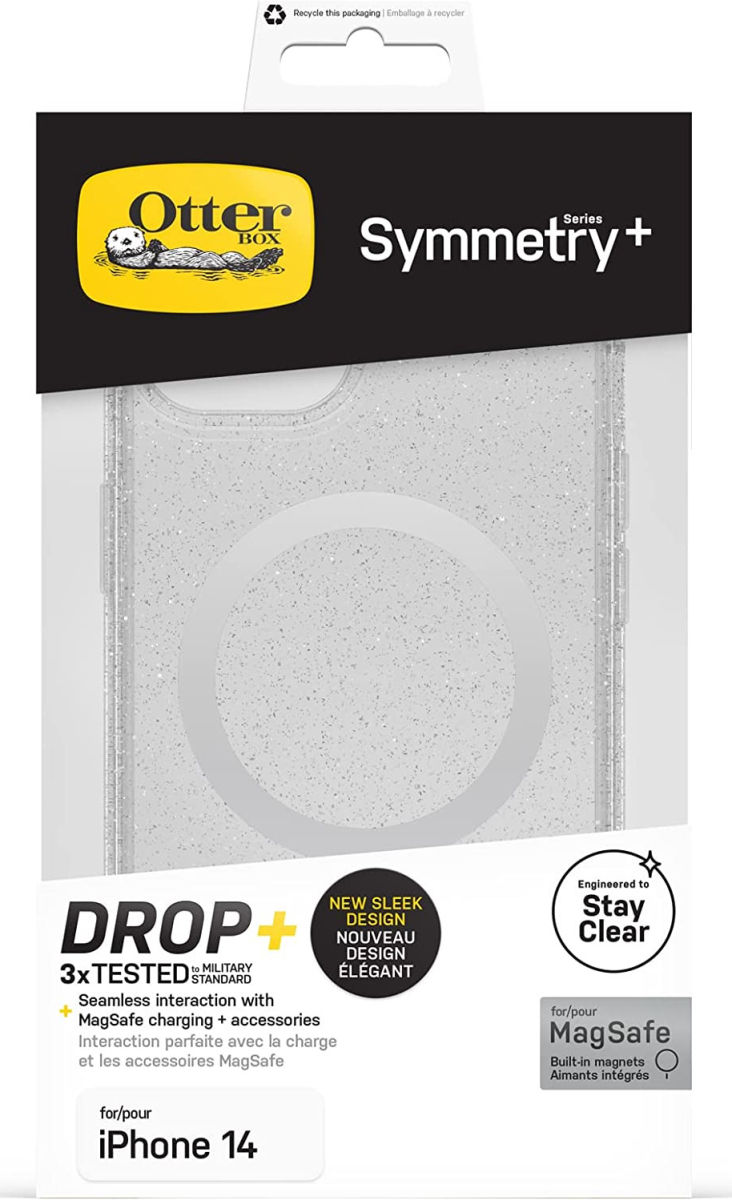 OtterBox Symmetry+ Apple iPhone 14 Hoesje MagSafe Glitter afbeelding 5