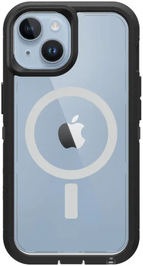 OtterBox Defender XT Apple iPhone 14 Hoesje MagSafe Transparant Zwart afbeelding 1