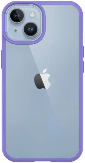 OtterBox React Apple iPhone 14 Hoesje Back Cover Transparant Paars afbeelding 1