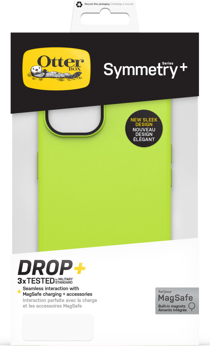 OtterBox Symmetry+ Apple iPhone 14 Hoesje MagSafe Groen afbeelding 5