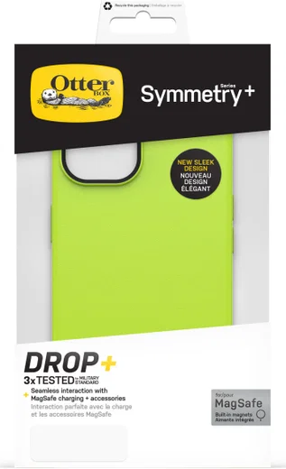 OtterBox Symmetry+ Apple iPhone 14 Hoesje MagSafe Groen afbeelding 5