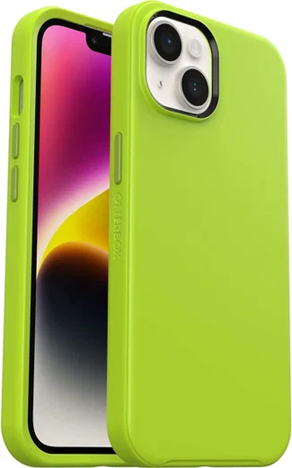 OtterBox Symmetry+ Apple iPhone 14 Hoesje MagSafe Groen afbeelding 1