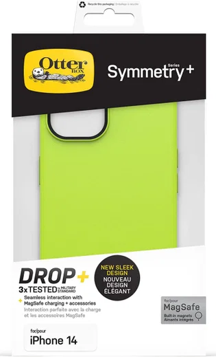 OtterBox Symmetry+ Apple iPhone 14 Hoesje MagSafe Groen afbeelding 12