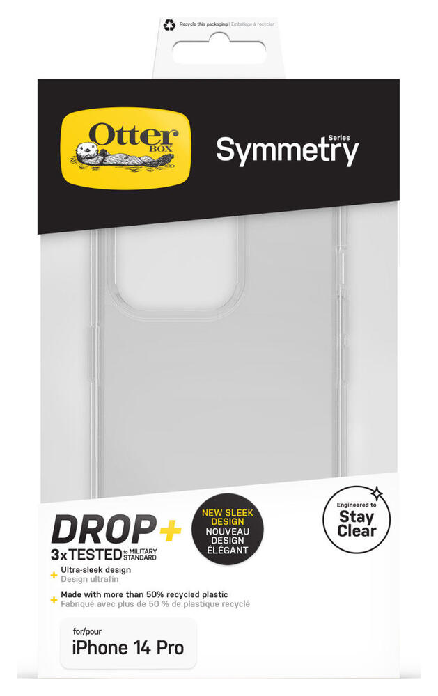 OtterBox Symmetry Apple iPhone 14 Pro Hoesje Back Cover Transparant afbeelding 9