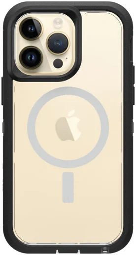 OtterBox Defender XT iPhone 14 Pro Max Hoesje MagSafe Zwart Clear afbeelding 3
