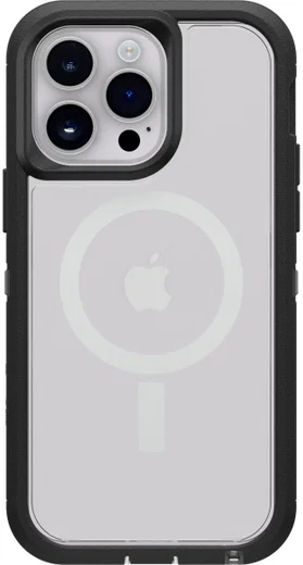 OtterBox Defender XT iPhone 14 Pro Max Hoesje MagSafe Zwart Clear afbeelding 2