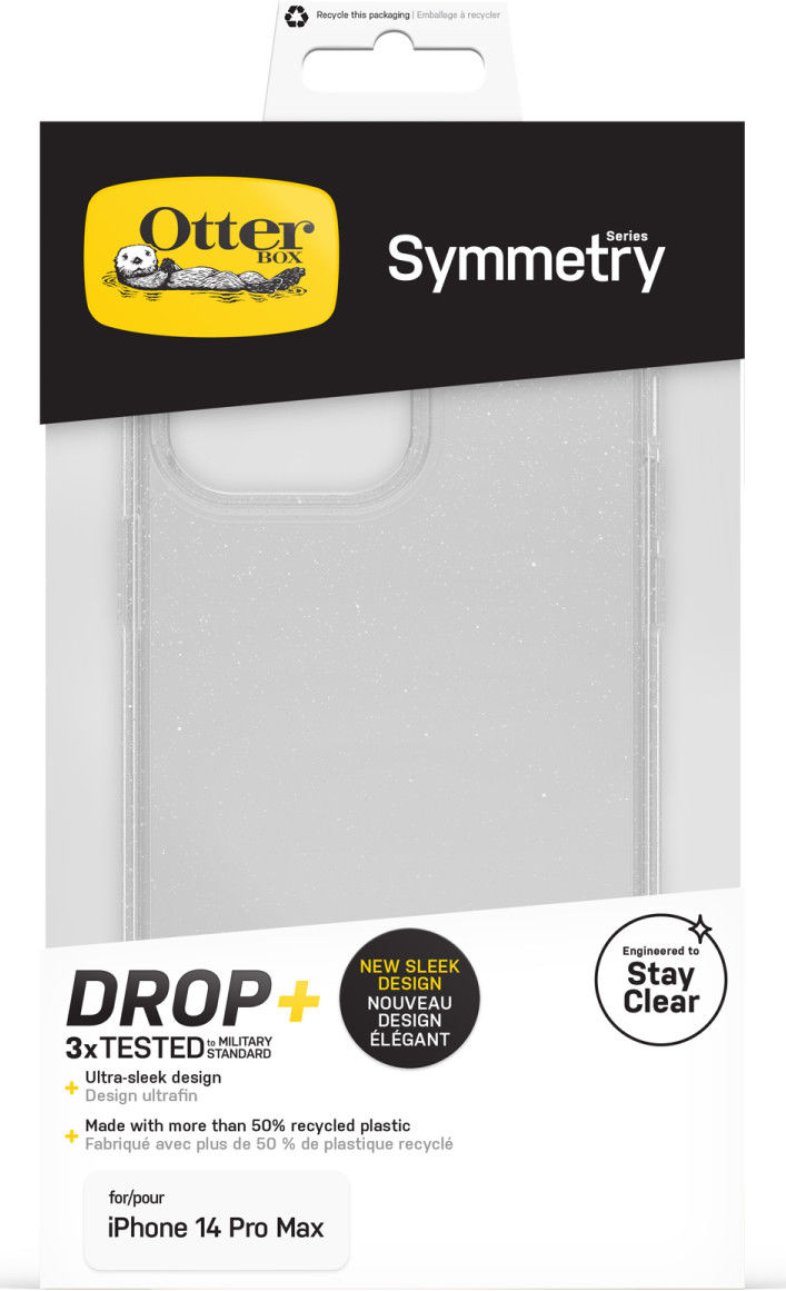 OtterBox Symmetry iPhone 14 Pro Max Hoesje Back Cover Glitter afbeelding 9
