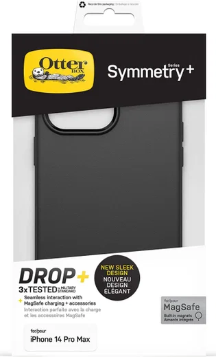 OtterBox Symmetry+ Apple iPhone 14 Pro Max Hoesje MagSafe Zwart afbeelding 5
