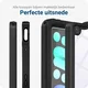 Apple iPad Mini 7 / 6 Hoes Waterdicht Full Protect Cover IP68 Zwart afbeelding 7