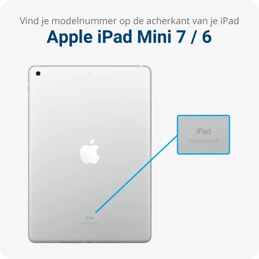 Apple iPad Mini 7 / 6 Hoes Waterdicht Full Protect Cover IP68 Zwart afbeelding 8