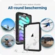 Apple iPad Mini 7 / 6 Hoes Waterdicht Full Protect Cover IP68 Zwart afbeelding 2