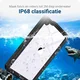 Apple iPad Mini 7 / 6 Hoes Waterdicht Full Protect Cover IP68 Zwart afbeelding 3
