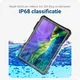 Apple iPad Pro 11 (2018) Hoes Waterdicht Full Protect Cover IP68 Zwart afbeelding 3