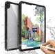 Apple iPad Pro 12.9 2018 Hoes Waterdicht Full Protect Cover IP68 Zwart afbeelding 6