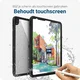 Apple iPad Pro 12.9 2018 Hoes Waterdicht Full Protect Cover IP68 Zwart afbeelding 3
