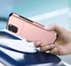 Apple iPhone 14 Hoesje met Kaart Houder Back Cover Roze Goud afbeelding 15
