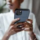 Apple iPhone 14 Hoesje met Kaart Houder Back Cover Blauw afbeelding 18