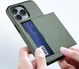 Apple iPhone 14 Pro Hoesje met Kaart Houder Back Cover Groen afbeelding 19