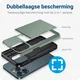 Apple iPhone 14 Pro Hoesje met Kaart Houder Back Cover Groen afbeelding 6