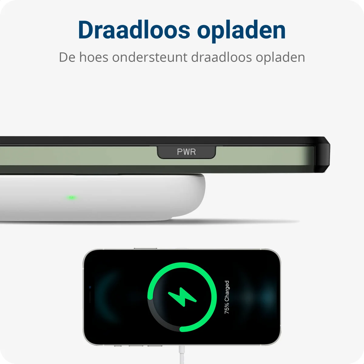 Apple iPhone 14 Pro Hoesje met Kaart Houder Back Cover Groen afbeelding 12