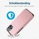 Apple iPhone 14 Pro Max Hoesje met Kaart Houder Back Cover Roze Goud afbeelding 11