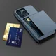 Apple iPhone 14 Pro Max Hoesje met Kaart Houder Back Cover Blauw afbeelding 20
