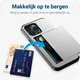Apple iPhone 14 Pro Max Hoesje met Kaart Houder Back Cover Grijs afbeelding 10