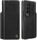 Nillkin Qin Pro Samsung Galaxy Z Fold 4 Hoesje met Camera Slider Zwart afbeelding 2